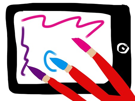 Pintar, Cepillo De Pintura, Tablet