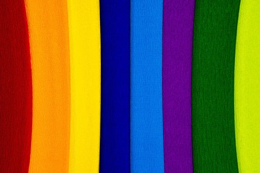 green yellow blue