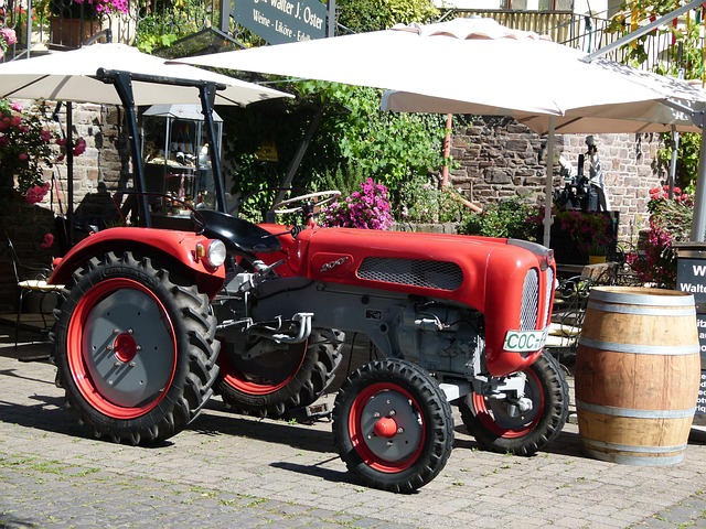 Traktor, Zemědělství, Mimo, Farma