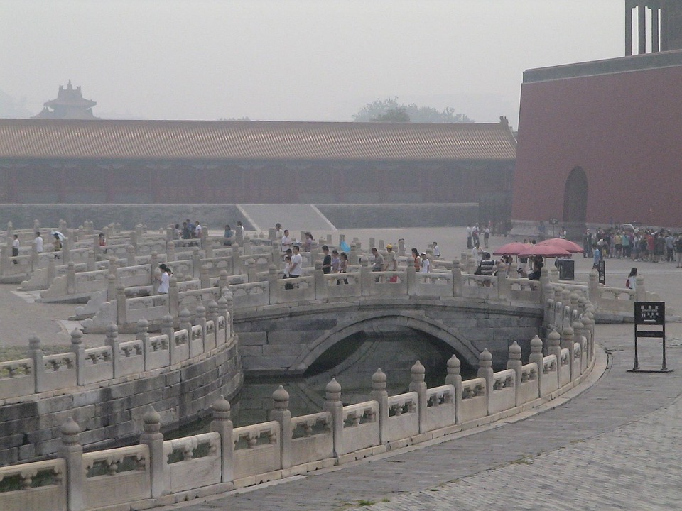 Niebla, Smog, China, Beijing, Ciudad Prohibida, Neblina