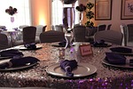 reserved, table, wedding