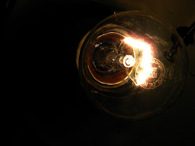 Lampe, Schwarz, Strand, Dunkelheit