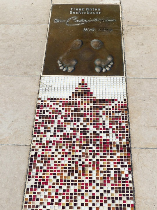 Golden Foot, Footprint, Franz Anton Beckenbauer