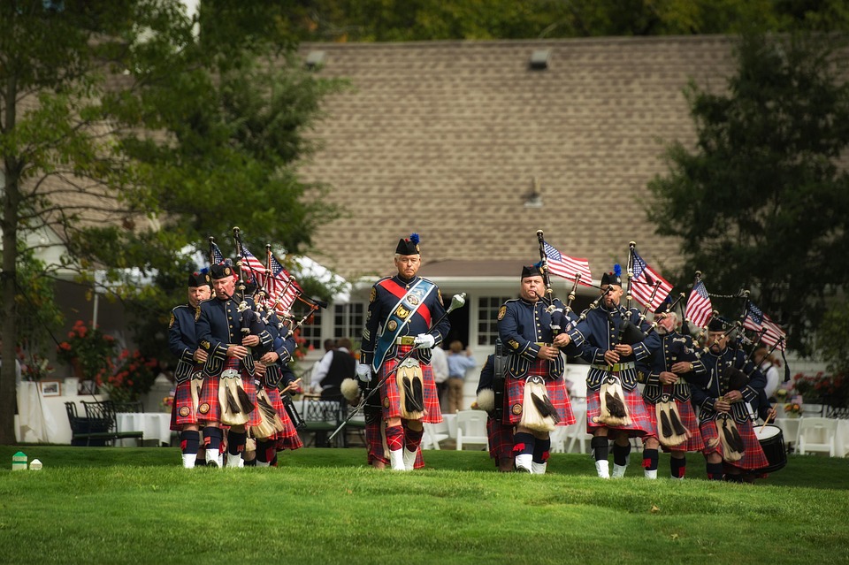 Bagpipes And Drummers Music Flags - Free photo on Pixabay - Pixabay