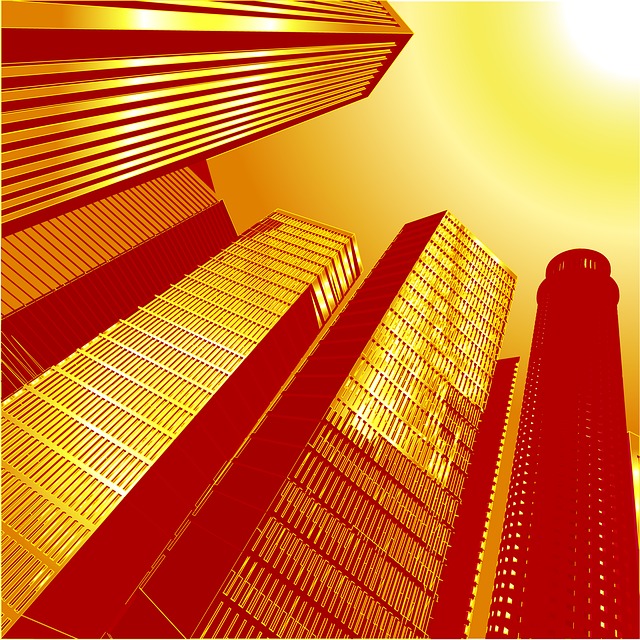 Free Skyscrapers Skyline illustration and picture