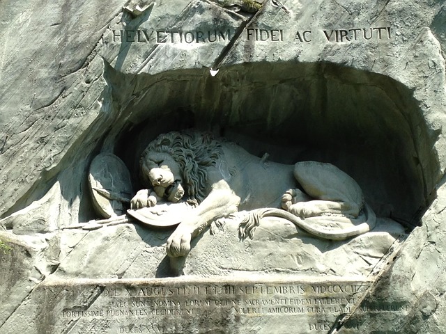 Free Lion Lucerne photo and picture