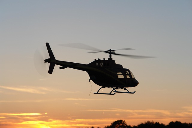 Helicóptero, Modelo, Véspera, Voar, Vôo