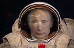 vladimir putin, as a cosmonaut, cosmonaut space suit