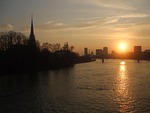 sunset, sunrise, sunlight