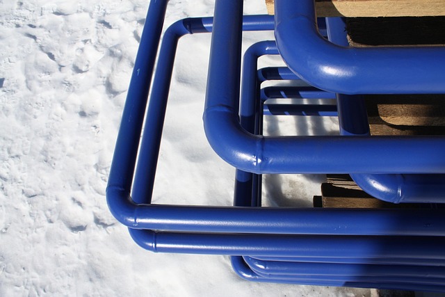 Pijpen, Metaal, Blauw, Industrieel