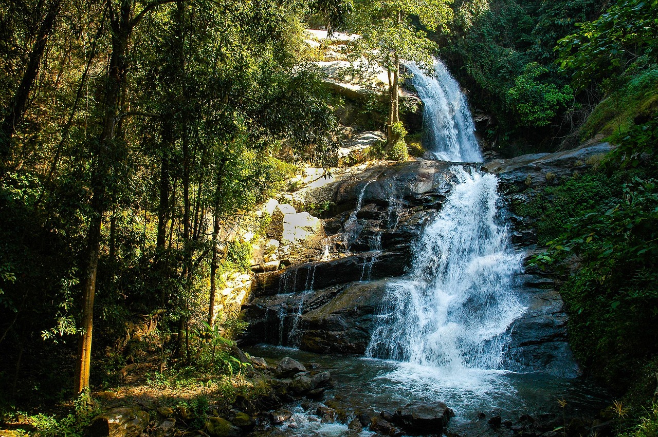 Waterfall - free online jigsaw puzzle photo