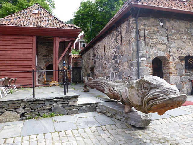 Free Fish Old Houses photo and picture
