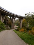 bridge, road, outside