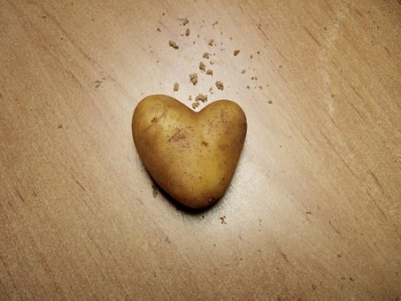 Batata, Comida, Forma De Coração