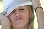 girl, face, portrait