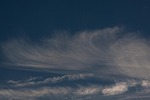cirrus clouds, clouds, blue