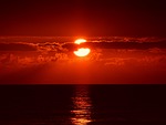 sunset, cloud, clouds
