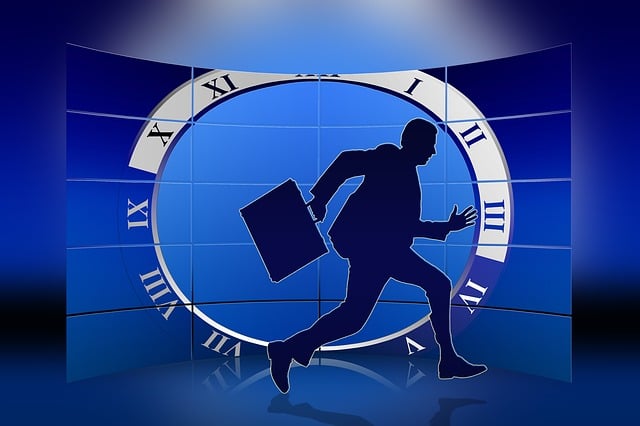 Free hectic stopwatch hours illustration