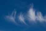 cirrus clouds, clouds, blue