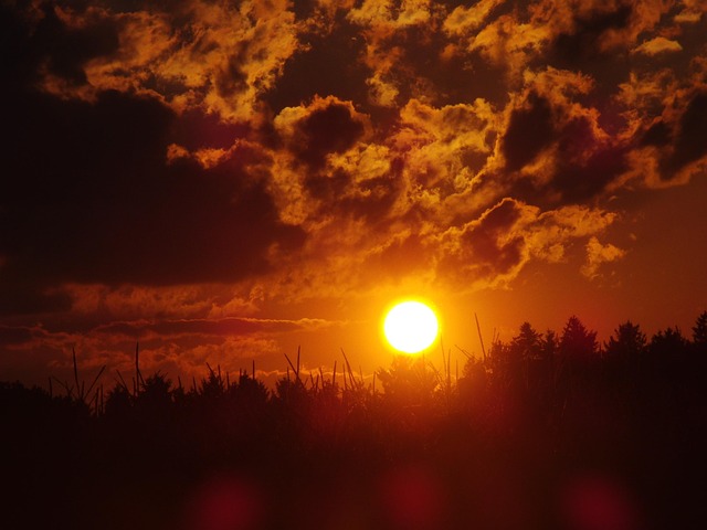 Atardecer, Resplandor Crepuscular