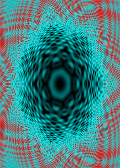 Digital, Welle, Muster, Simuliert