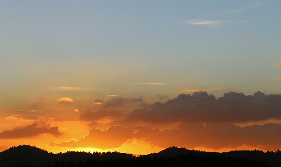 Free Sunset Fall photo and picture
