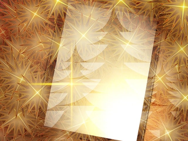 Free christmas stars christmas tree illustration