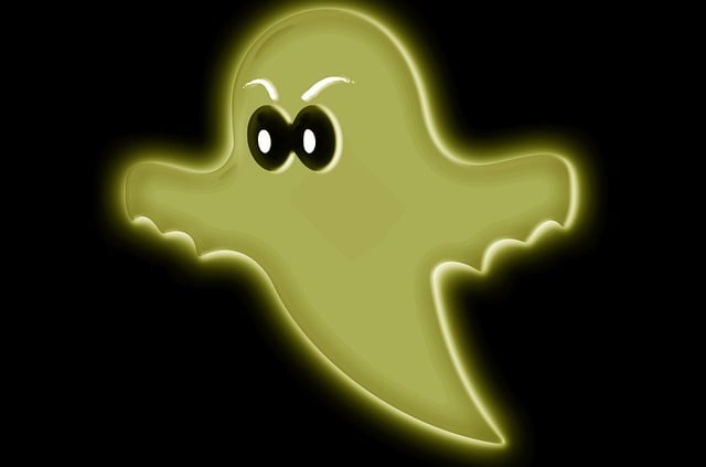 Free halloween ghost decoration illustration