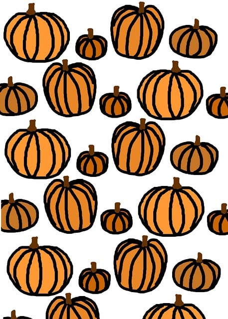 Free pumpkin halloween background orange illustration