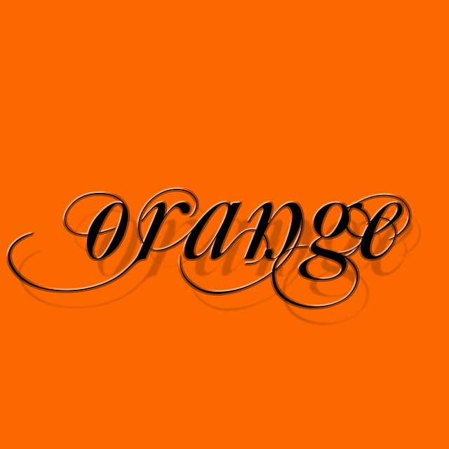 Free orange tile aesthetics illustration