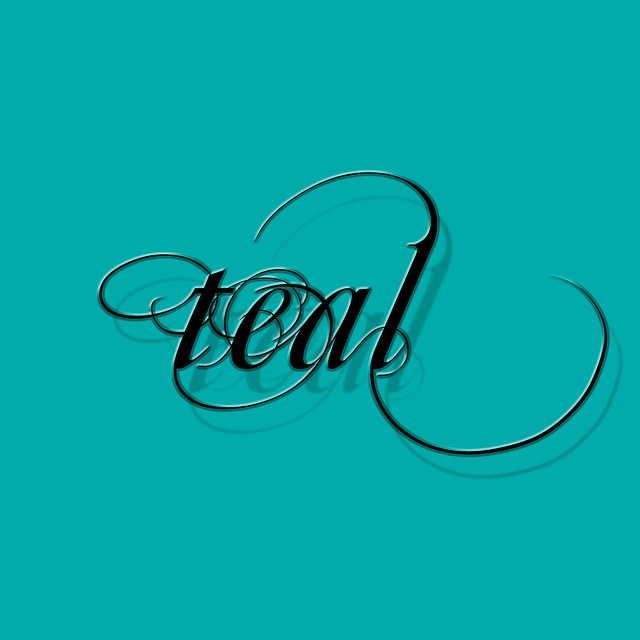 Free turquoise greenish tile illustration
