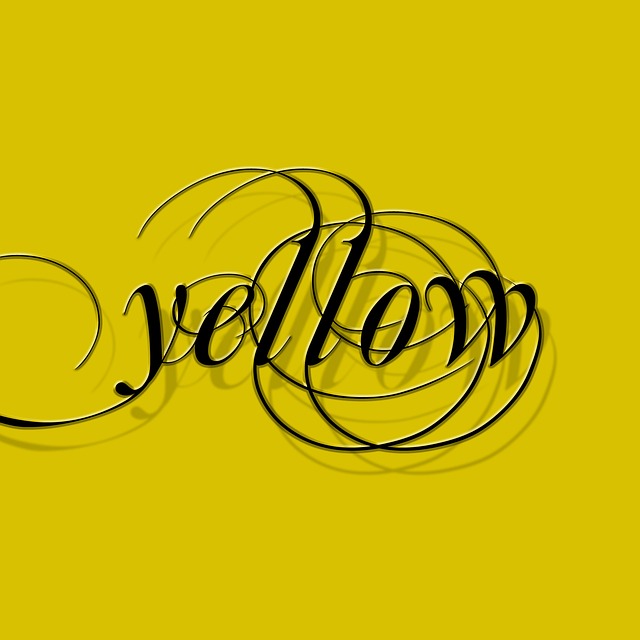 Free yellow ocher tile illustration