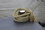 boat, anchor, rope