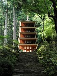 five-story pagoda, murooji, three-story pagoda