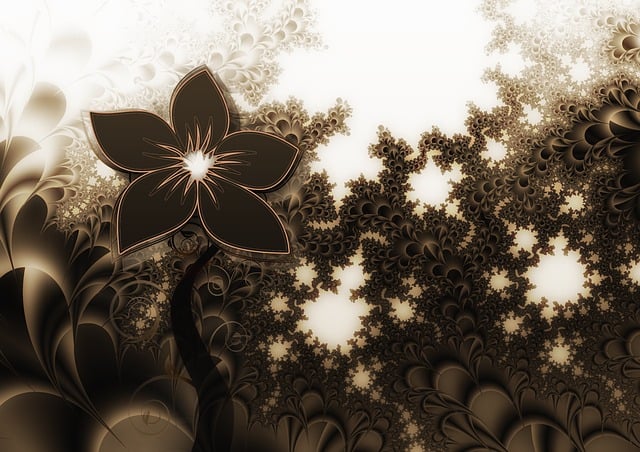 Free flower blossoms kringel illustration
