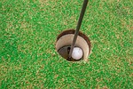 golfing, golf, ball
