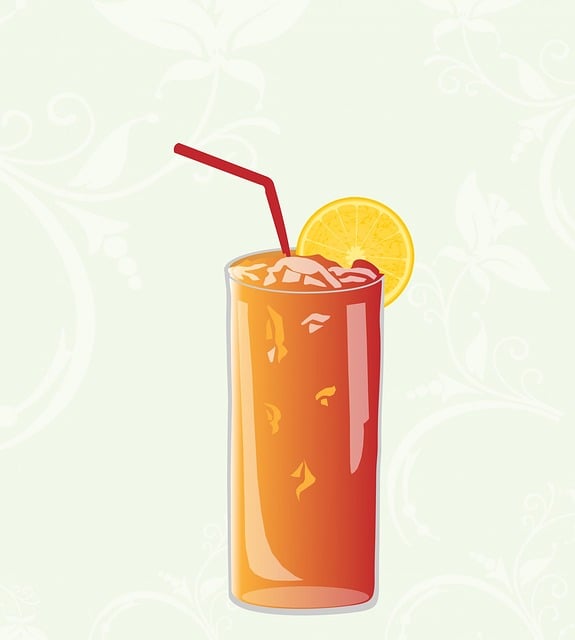 Free drink tequila sunrise cocktail illustration