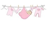 baby, girl, pink