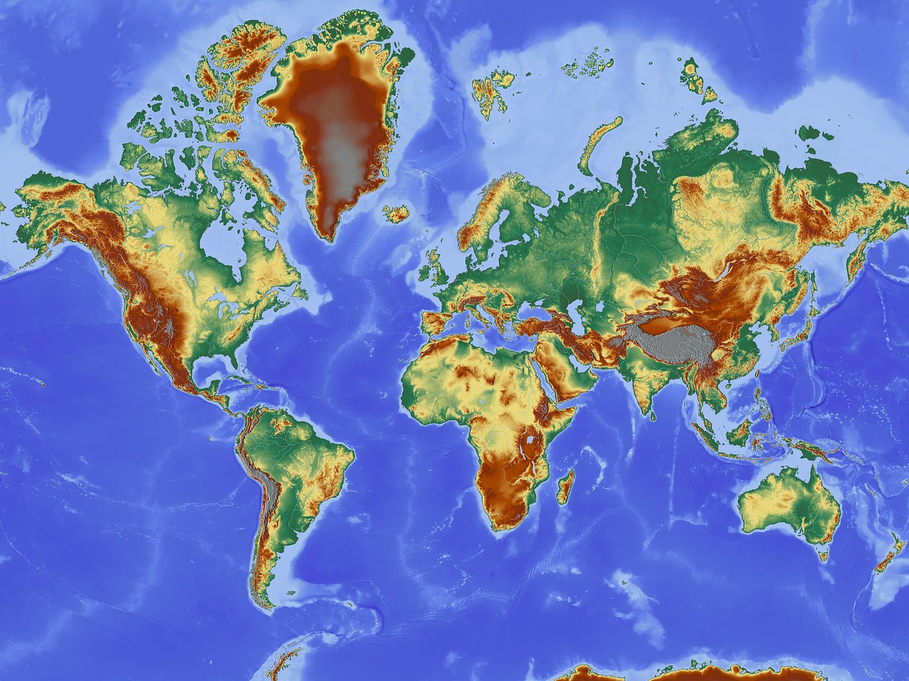 Mapa Do Mundo De Relevo Imagens Gr tis No Pixabay