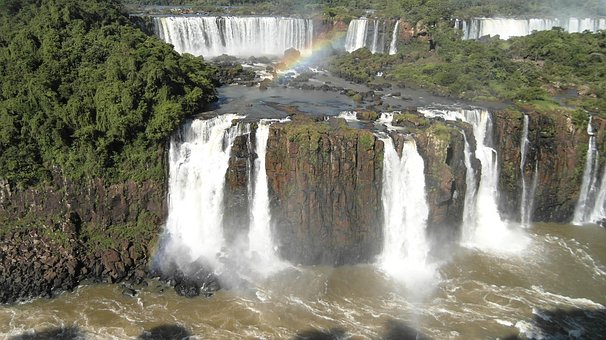 Foz Do Iguazu, Iguaçu, Vodopád, Voda