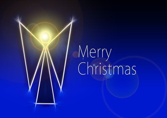 Free christmas angel bible illustration