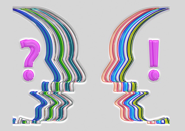 Free exchange of ideas debate discussion illustration
