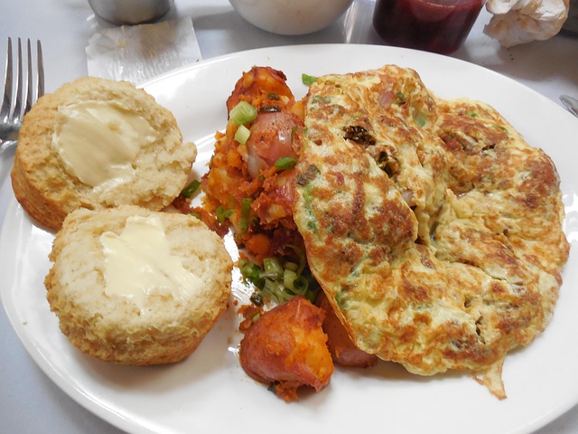 Comida, Desayuno, Mesa, Comiendo