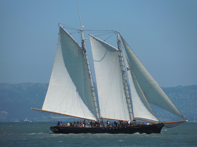 Navegación, Bote, Agua, Bahía