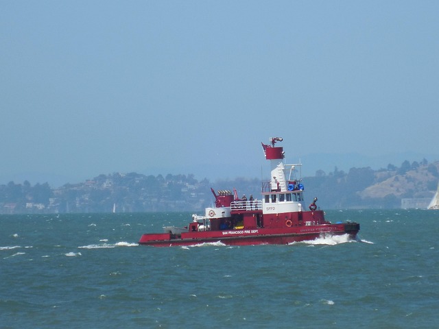 Bote, Barco De Fuego, San Francisco