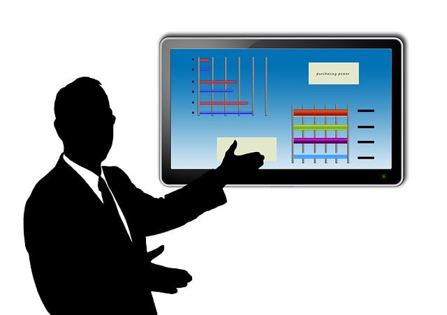 Download free HD stock image of Presentation Eboard Free presentation eboard man illustration