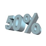 percent, fifty, 3d