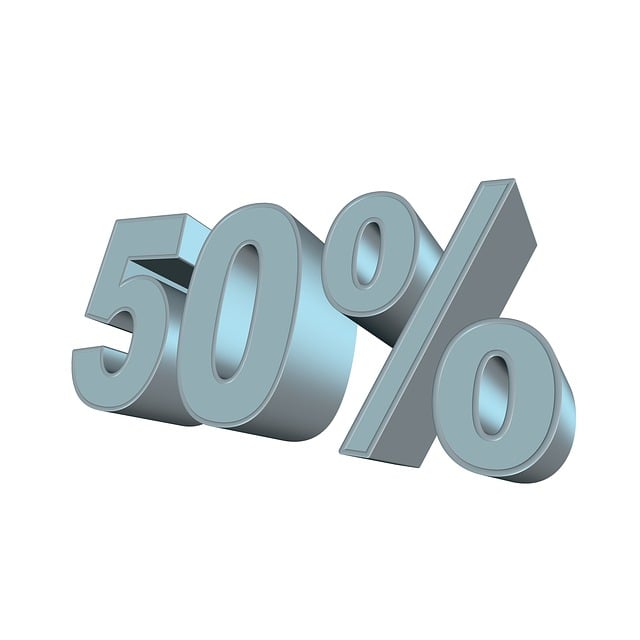 Free percent fifty 3d illustration