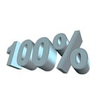 percent, one hundred, 100