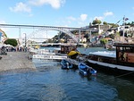 bridge, metal, arch